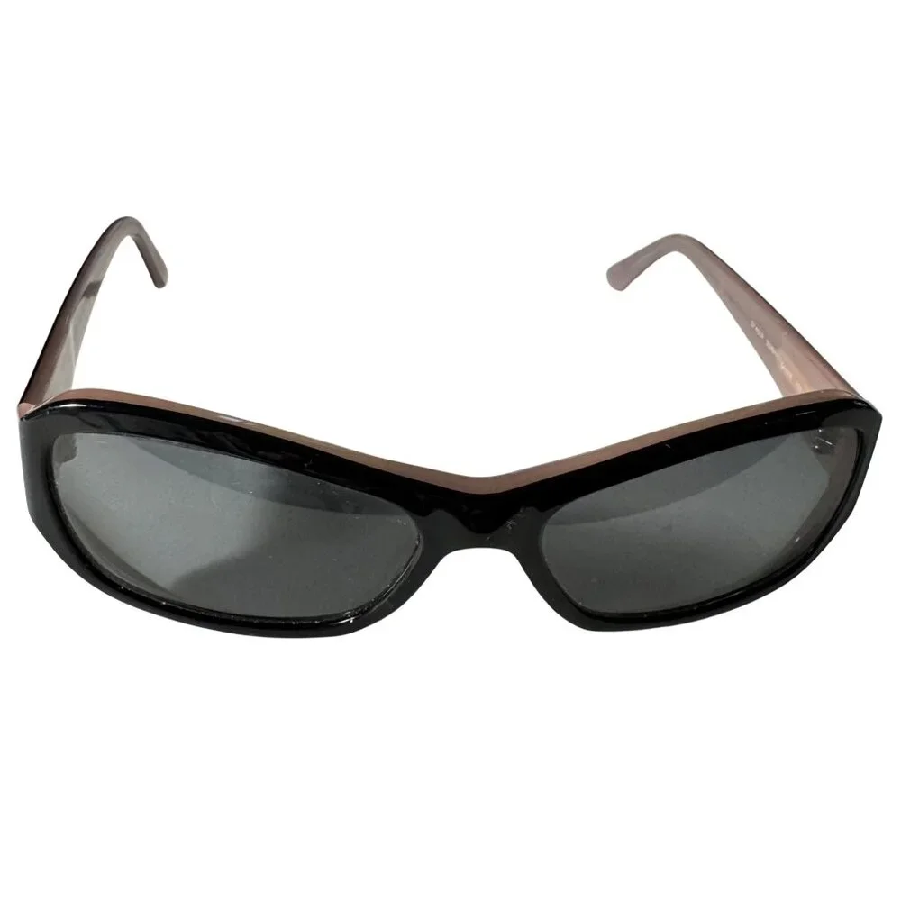 DKNY Womens Eyeglasses DY4009 54-16 130 FRAME ONLY Black & Pink Rectangle Italy - Picture 3 of 12